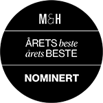 M&H Årets beste – This years best nomination badge