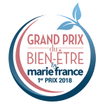 Grand Prix du Bien-Être by Marie France, 1st Prize 2018 award badge