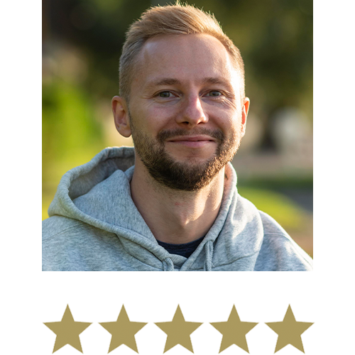 Active Liver™ 11 Man displayed with five stars underneath.