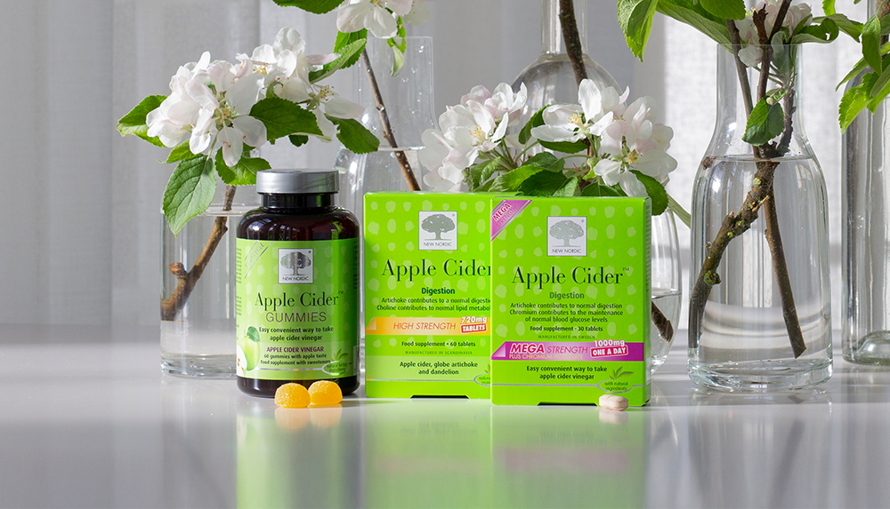 A collection of our Apple cider products for digestive support