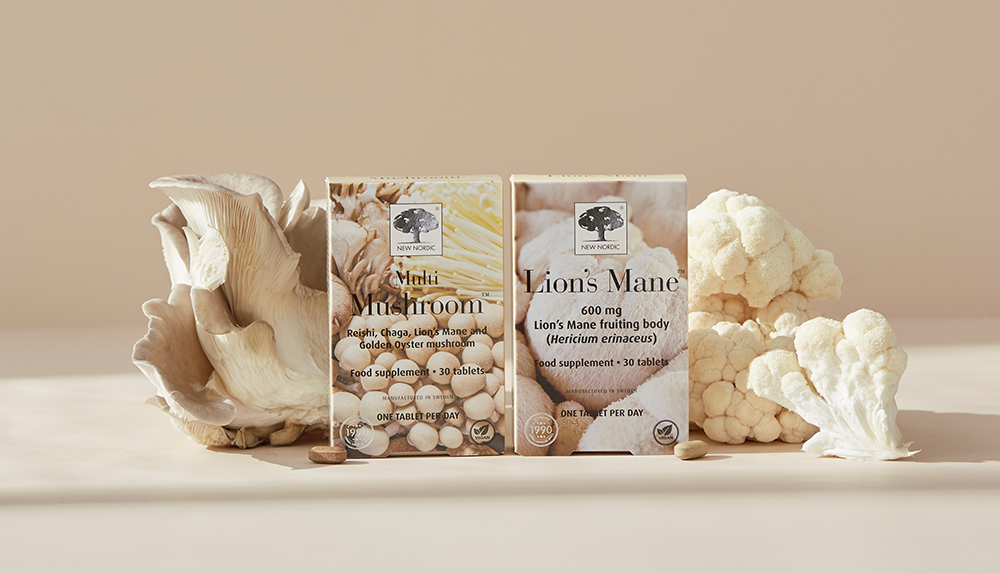 a selection of our functional mushroom products