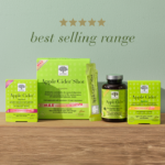 Products from the New Nordic Apple Cider™ range in bright green packaging with text Best selling range.