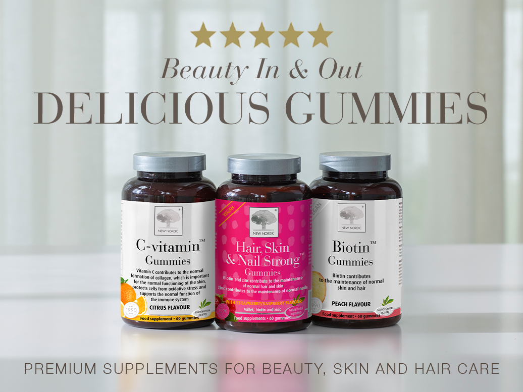 Beauty supplements in attractive packaging