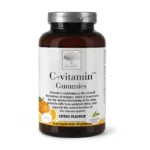 New Nordic C-vitamin™ Gummies help maintain collagen formation, support immune function, and protect cells with vitamin C.