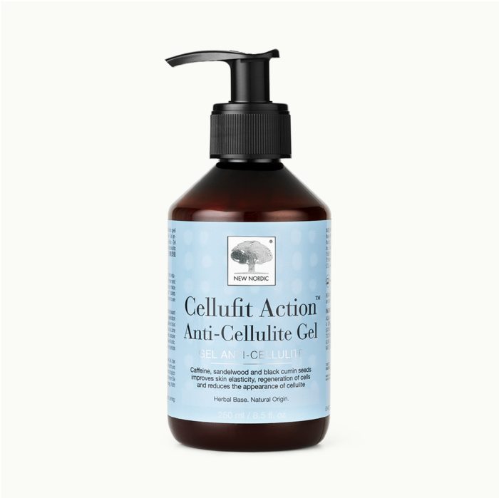 w_CellufitActionAntiCelluliteGel_250_Front_UK_Tile1 Front of Cellufit Action™ Anti-Cellulite Gel package.