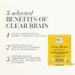 Benefits of the Clear Brain™ tablets.