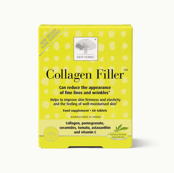 w_CollagenFiller_60_Front_UK_Tile1 Front of Collagen Fillerâ„¢ package.