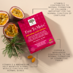 Benefits of the different ingredients of the Free To Move™ tablets.