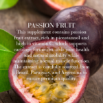 Benefits of passion fruit extract.