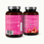 Back of Hair, Skin and Nail Strong™ gummies package.