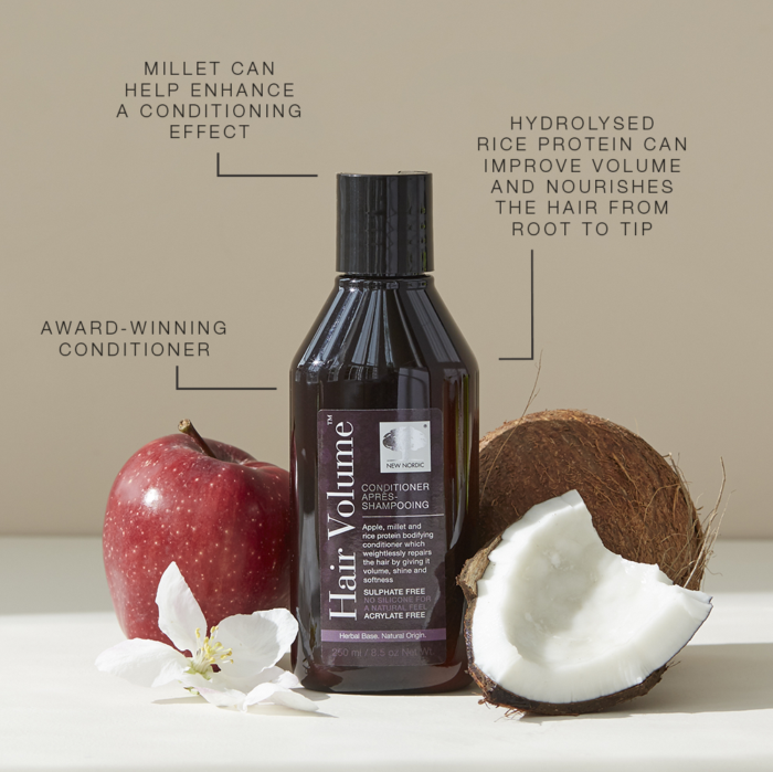 Benefits of the ingredients of Hair Volume™ Conditioner.