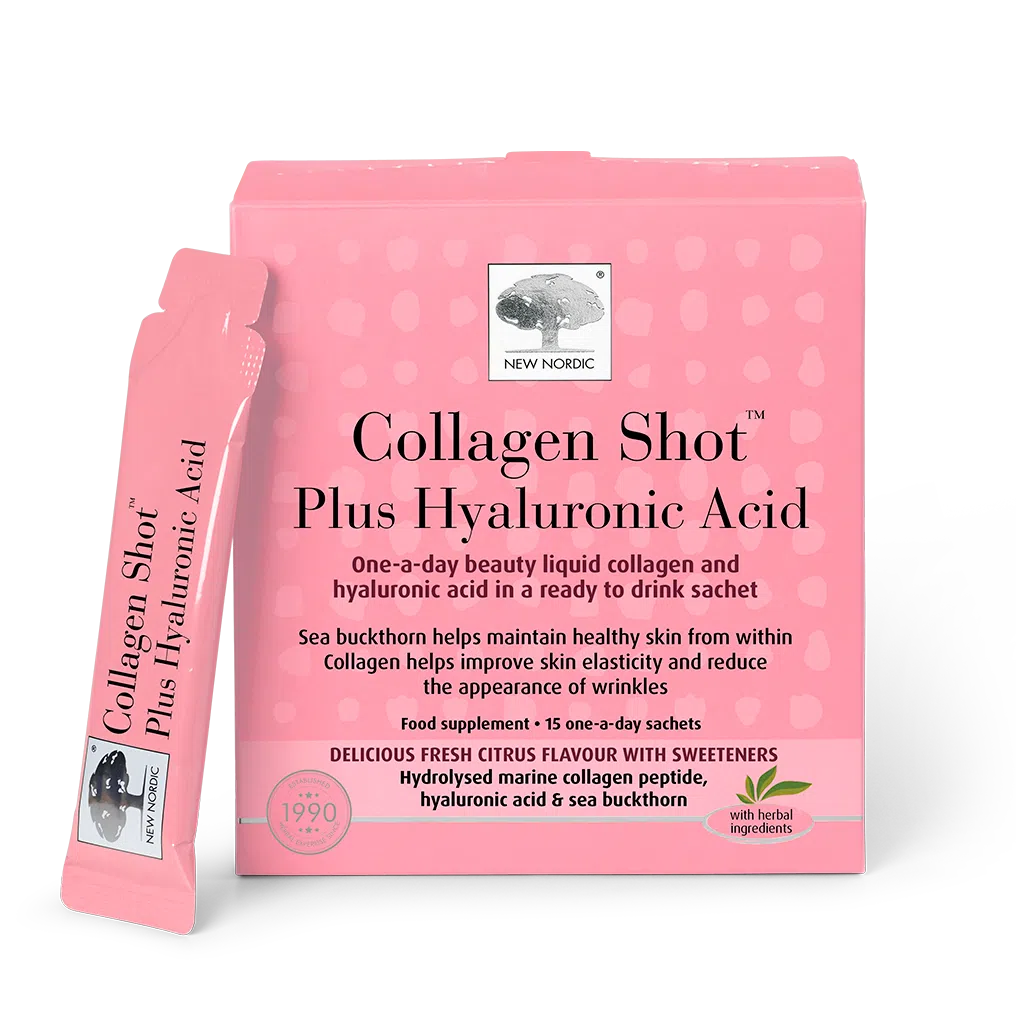 Hyaluronic Acid Shot | Hyaluronic & Collagen Shot Sachets | New Nordic