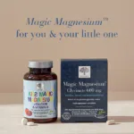 Image showing Kids Magic Magnesium™ and Magic Magnesium™ Glycinate with text Magic Magnesium™ For you and your little one.