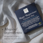 Magical ingredients of Magic Magnesium™ Glycinate Shot, including magnesium glycinate and maritime pine park extract.