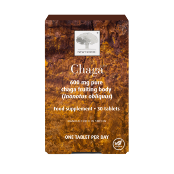 New Nordic Chaga™ tablets help maintain overall wellness and provide antioxidant protection with chaga extract.