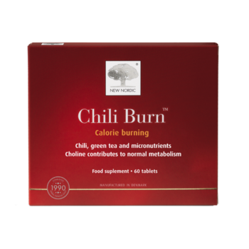 New Nordic Chili Burn™ tablets help maintain energy metabolism and support calorie burning with chili, green tea, and vitamins.