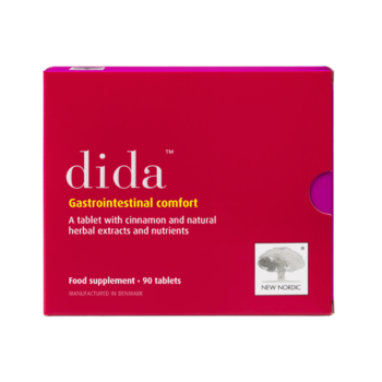 New Nordic Dida™ cinnamon tablets help maintain digestion, digestive comfort, and normal mucous membranes with niacin.
