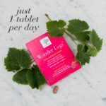 The package of the New Nordic Wonder Legs™ 30 tablets. With text: "just 1 tablet per day".