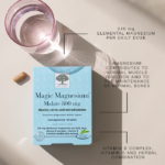 Benefits of the ingredients of Magic Magnesium™ Malate 800 mg.