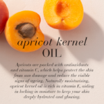 Benefits of apricot kernel oil.