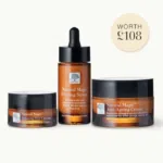 Front of Natural Magic™ Anti-Ageing Cream, Natural Magic™ Amazing Eye Cream and Natural Magic™ Firming Serum package.