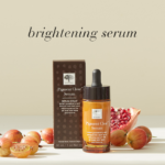 Pigment Clear serum bottle and box with text brightening serum