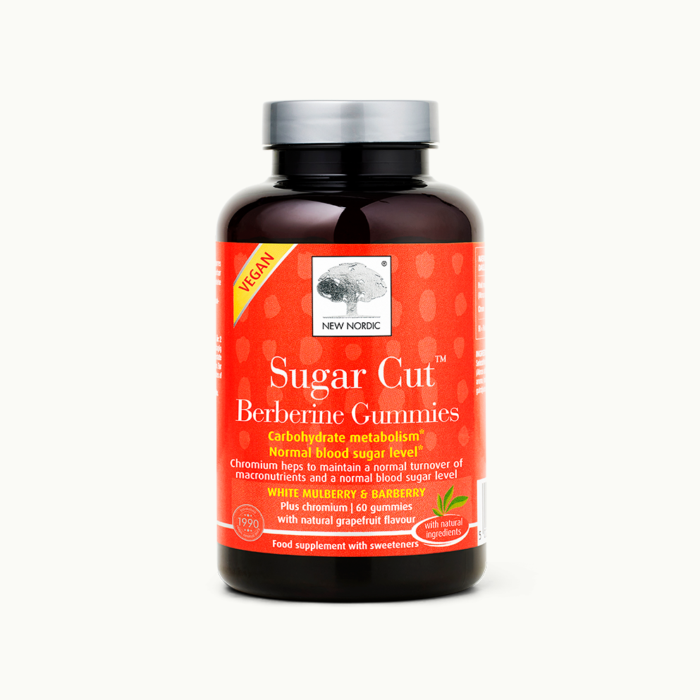 w_SugarCutBerberineGummies_60_Front_UK_Tile1 Back of Sugar Cut™ Berberine Gummies package.