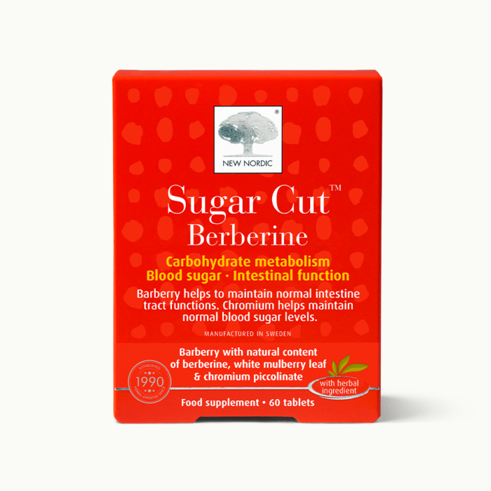 w_SugarCutBerberine_60_Front_UK_Tile1 Front of Sugar Cut™ Berberine package.