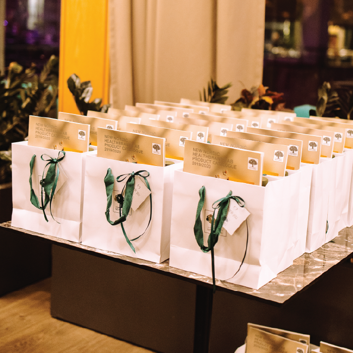 Herbal Schools 17 Gift bags for attendees at the New Nordic herbal school event