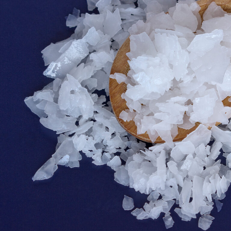 Close-up of magnesium highlighting its clean, mineral texture and refined appearance.