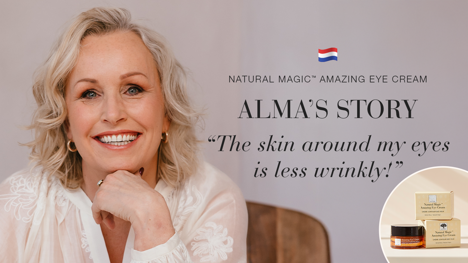 Natural Magic: A Calmer, Fresher Complexion 29 Natural Magic anti-ageing skin care testimonial Alma's story quote