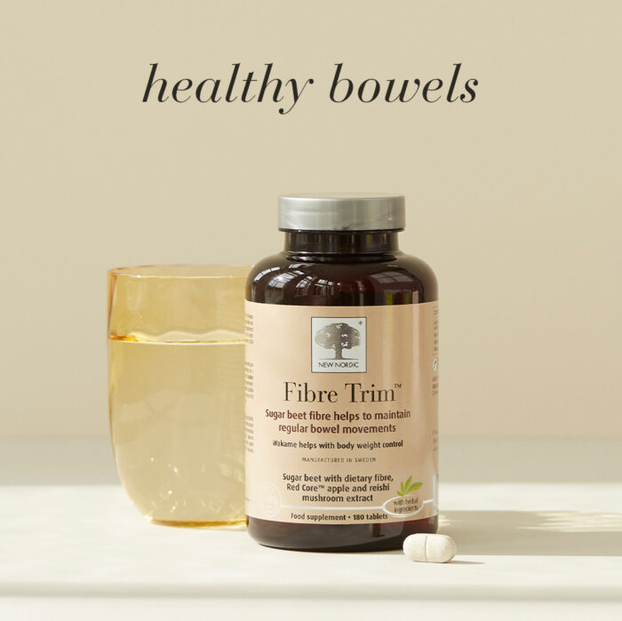 Image of Fibre Trim™ with text Healthy bowels.