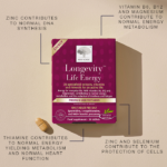 The benefits of the ingredients of Longevity™ Life Energy.