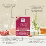 The benefits of the ingredients of Longevity™ Life Energy.