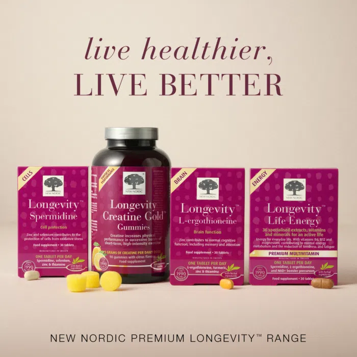 Range of Longevity Supplelements