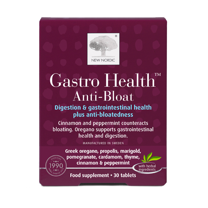 Bloating - Causes and Supplements That May Help 6 New Nordic Gastro Health Anti-Bloat™ helps maintain digestion and reduce bloating with natural herbs.