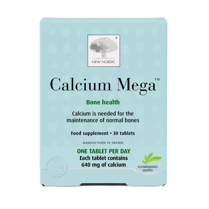New Nordic Calcium Mega™ helps maintain normal bones, teeth, and muscle function.