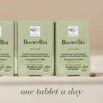 New Nordic Boswellia™ supplement boxes shown together with text One tablet a day.