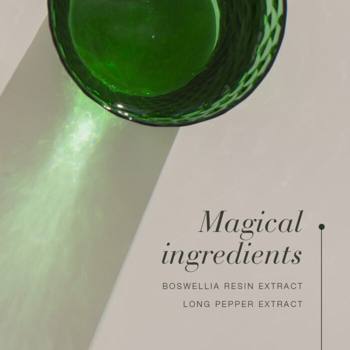 Magical ingredients of Boswellia™ - boswellia resin extract and long pepper extract.
