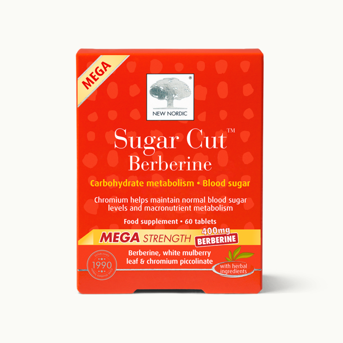 w_SugarCutBerberine_60_Front_UK_Tile1 Front of Sugar Cut™ Berberine Mega package.