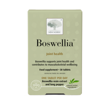 New Nordic Boswellia™ tablets made with boswellia extract to help maintain healthy joints and musculoskeletal wellbeing.