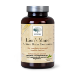 New Nordic Lion’s Mane Active Brain Gummies with zinc help maintain normal cognitive function, 60 blackcurrant flavour gummies.