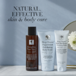 New Nordic cleansing range with toner, cleansing balm and peppermint body scrub.