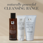 New Nordic skin and body care range with toner, cleansing balm and body scrub.
