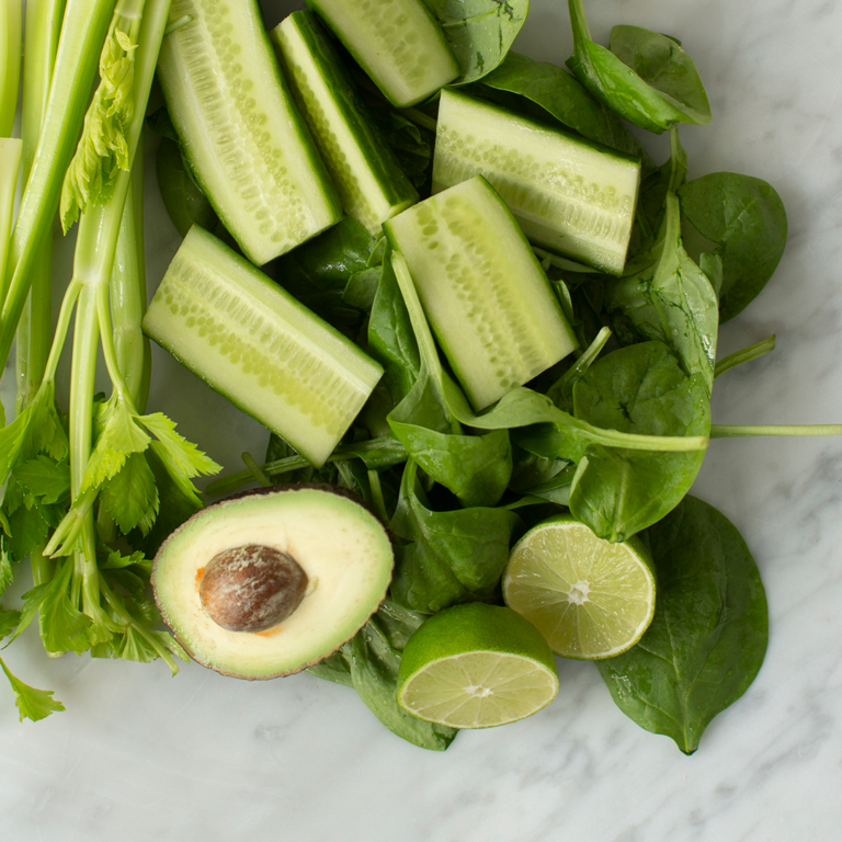 Picture of green, leafy vegetables