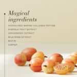 Gooseberry with magical ingredients text