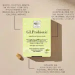 New Nordic GLProbiotic™ with four probiotic strains, nopal cactus, chromium and vitamin B6 for appetite and glucose support.
