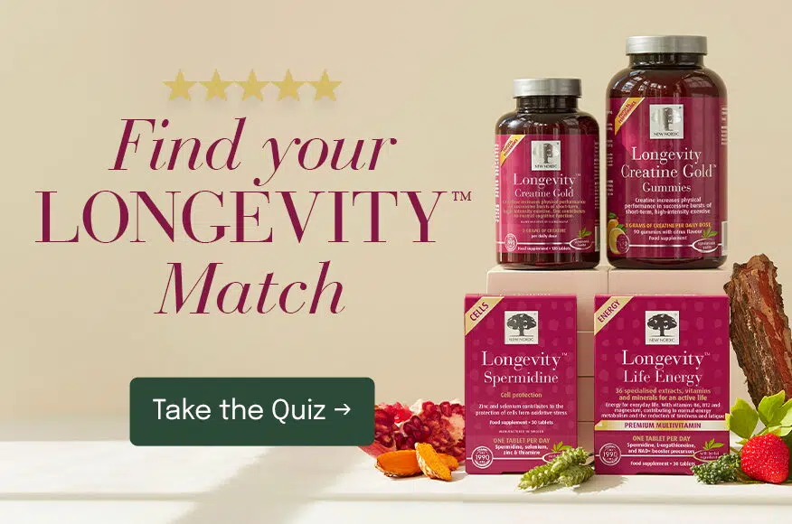Longevity Quiz - longevity category 1 Content Discovery Card Longevity QuizDesktopMobile 1